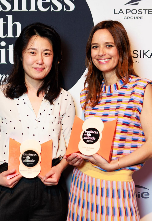 charlotte de fayet gagne le prix du public au prix business with attitude