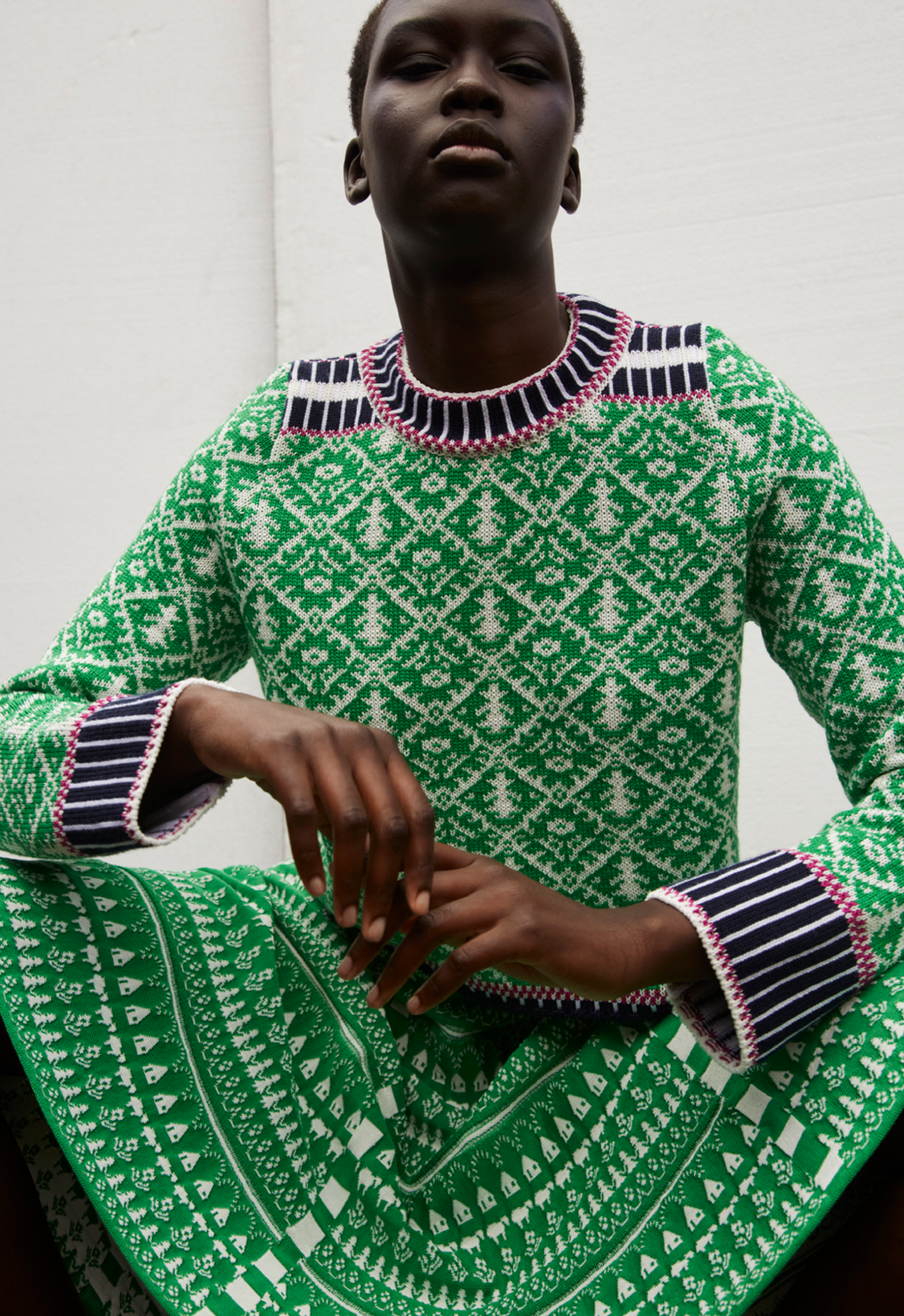 Le jacquard printanier