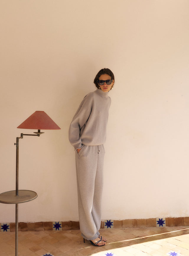 Jogging maille détails smockés - Image principale