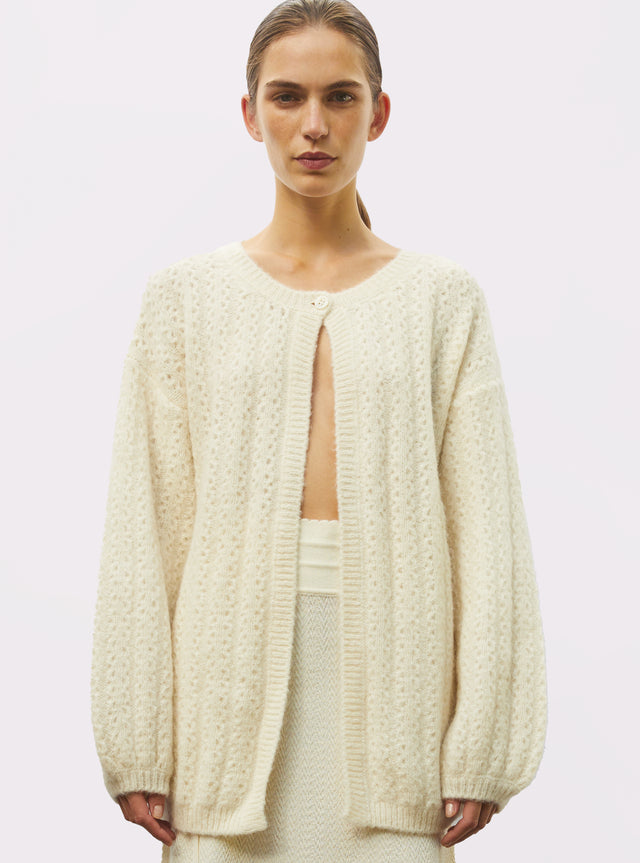 soft knit cardigan - Image principale
