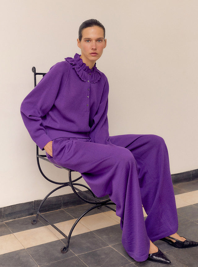 Fluid knit pants - Image principale
