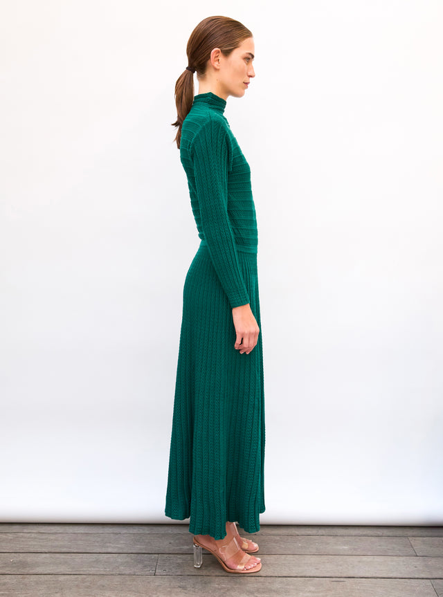 Robe maxi maille plissée Molli - Image principale