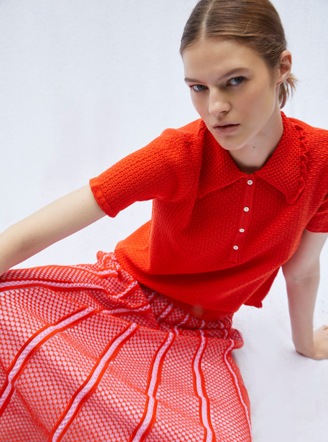 jupe longue maille technique - Image principale