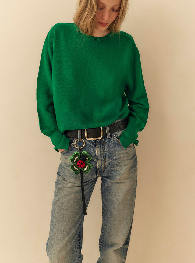 Fine round-neck sweater - Image principale