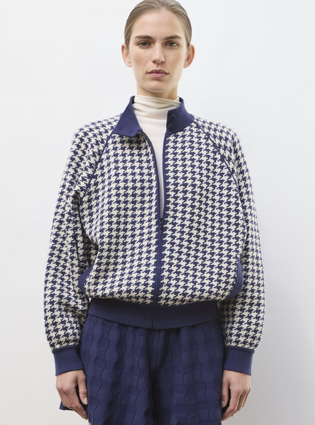 Veste ample zippée col montant - Image principale