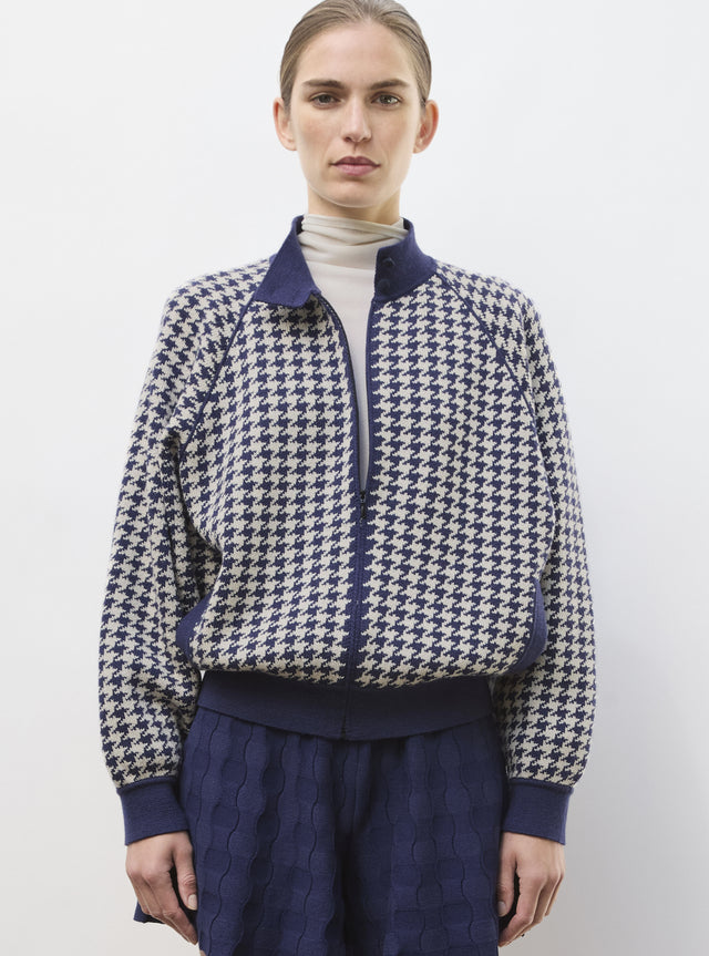 Veste ample zippée col montant - Image principale
