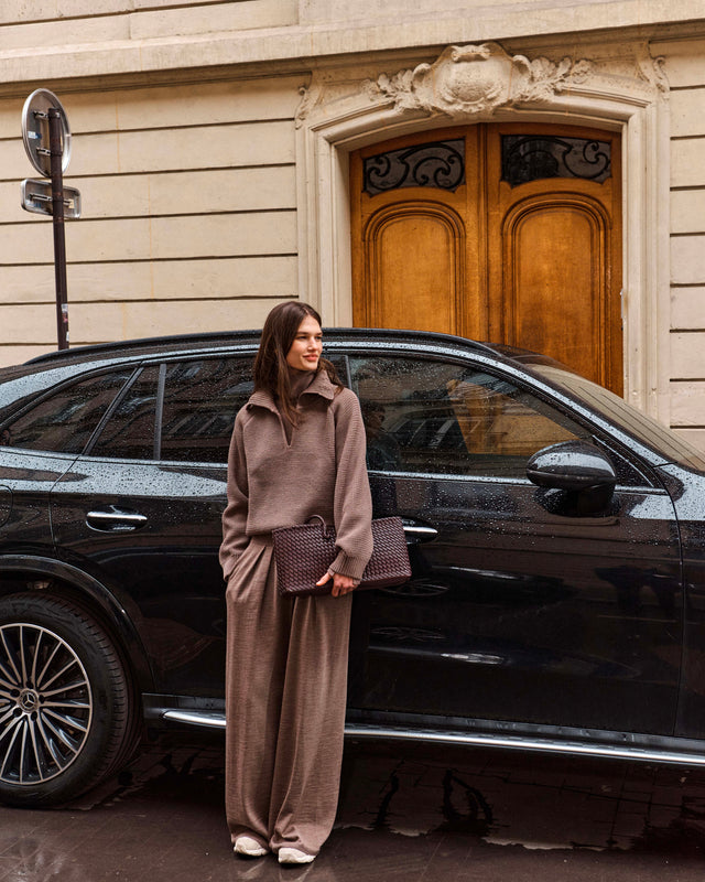 fluid knit pants - Image principale