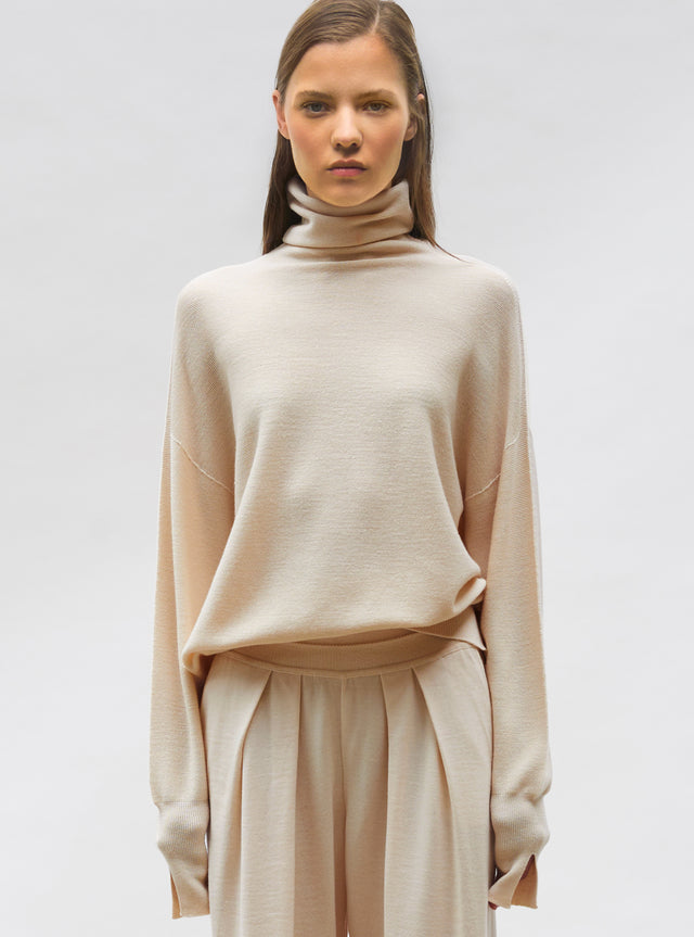 Stand-up collar sweater - Image principale