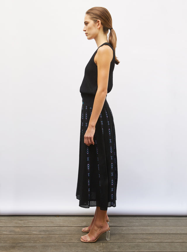 pointelle knit tank top - Image principale