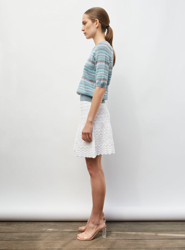 Top maille jacquard fair isle - Image principale