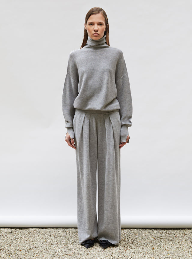 Stand-up collar sweater - Image principale