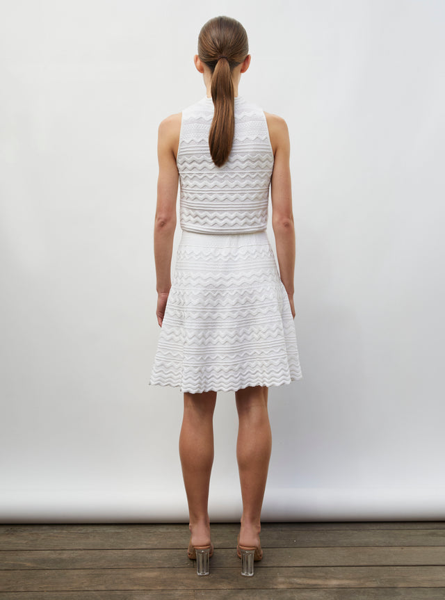Robe courte maille croquet - Image principale