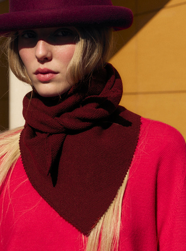 Fine-knit scarf - Image principale