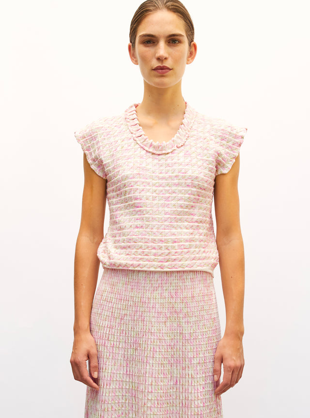 top maille origami - Image principale