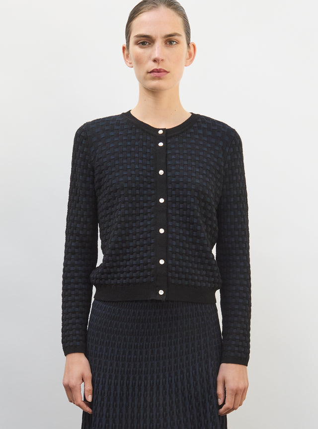 Cardigan maille cannage - Image principale