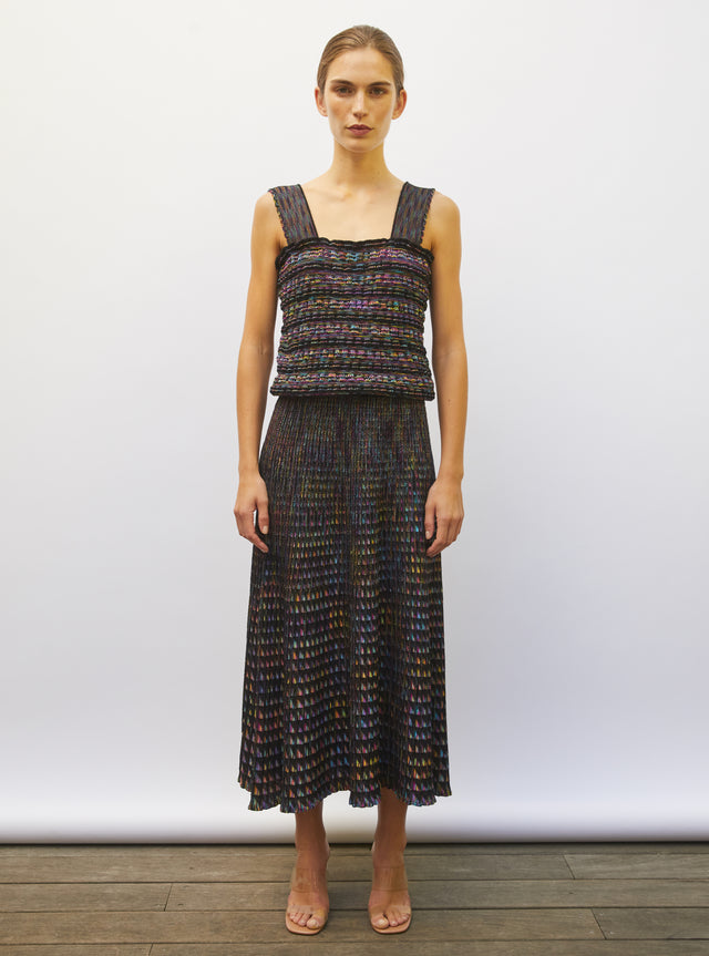 top maille gaufrée - Image principale