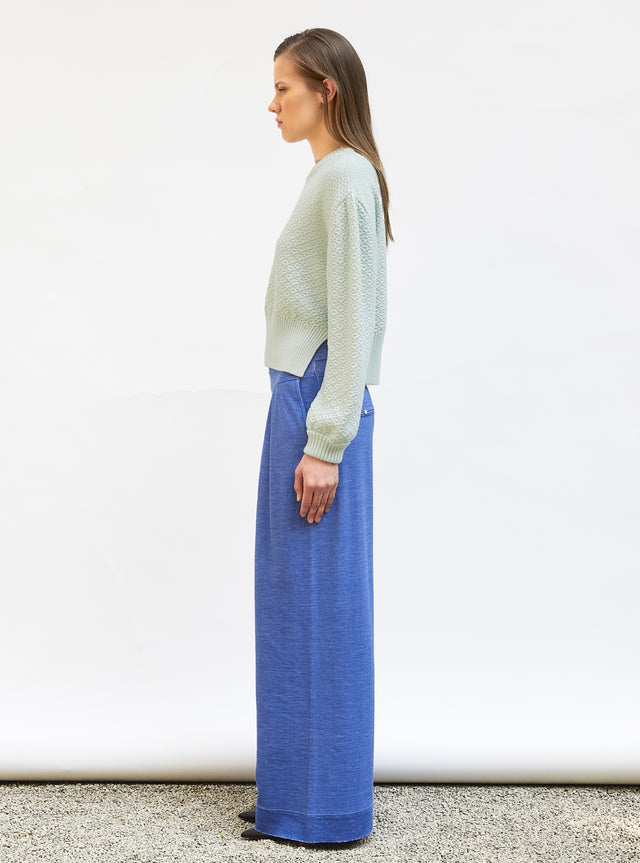 pull court maille damier - Image principale