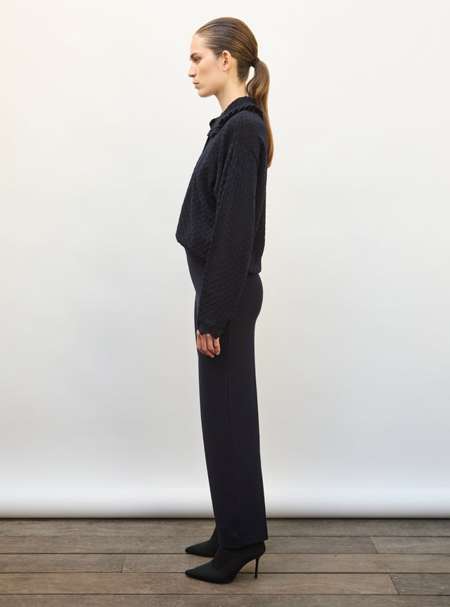 7/8 pants in milano knit - Image principale