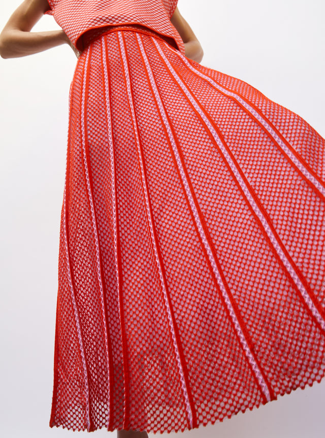 long skirt in technical knit - Image principale