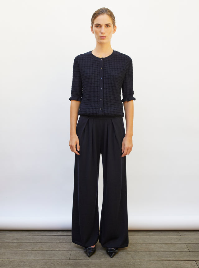 origami knit cardigan - Image principale