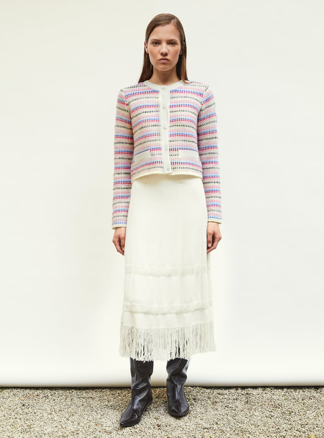 cardigan moelleux multicolore - Image principale