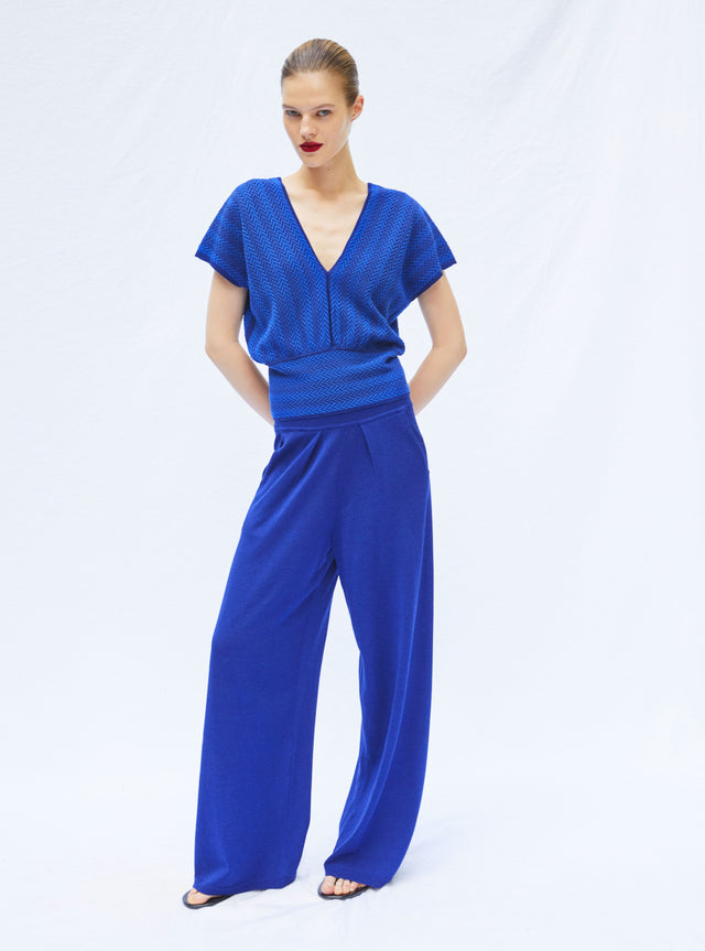 lightweight fluid knit pants - Image principale