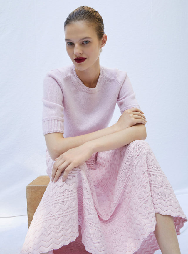 elbow-length sleeves top - Image principale