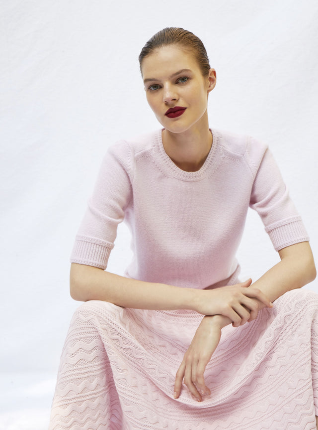 top maille manches coudes - Image principale