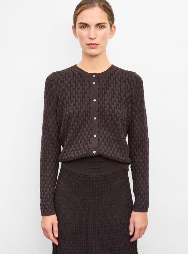 Cardigan maille cannage - Image principale