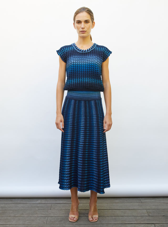 origami knit top - Image principale