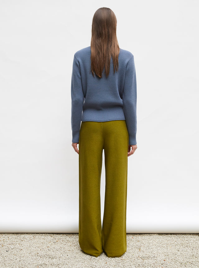 pants in silky knit - Image principale