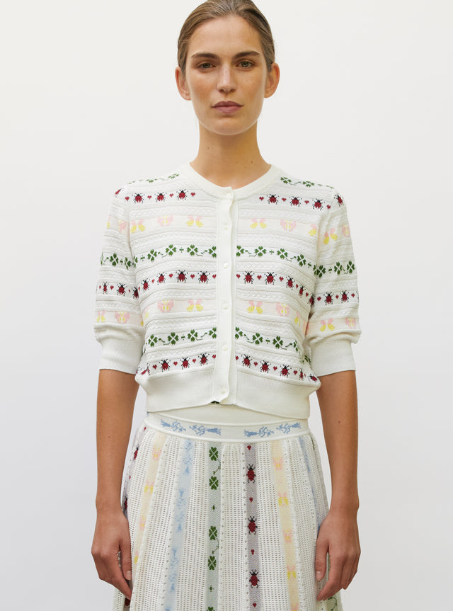 cardigan with charms details - Image principale