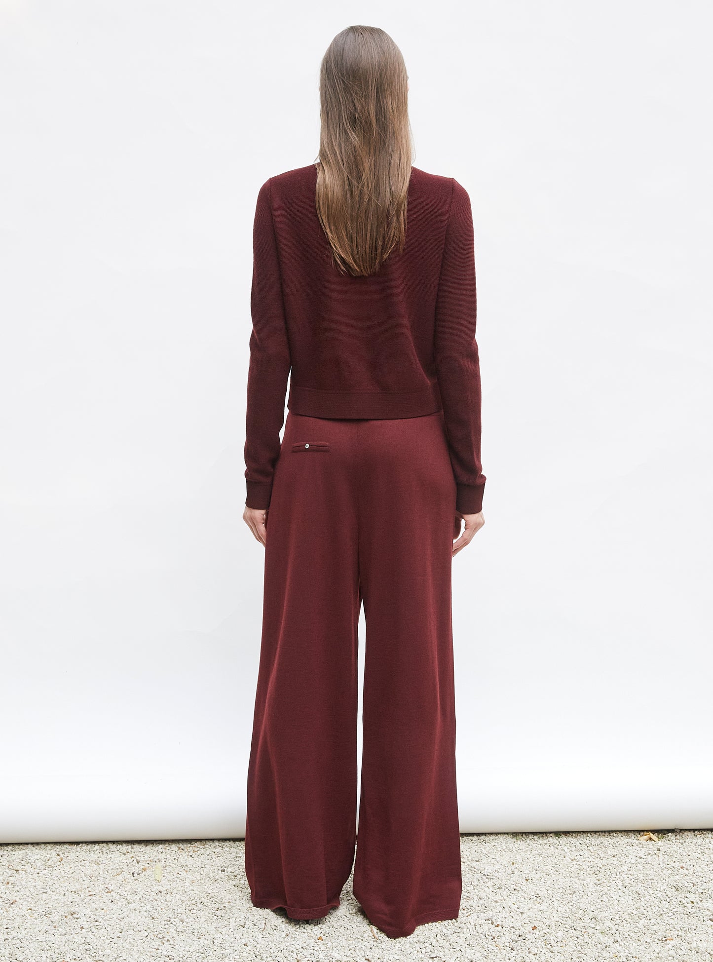 fluid knit pants