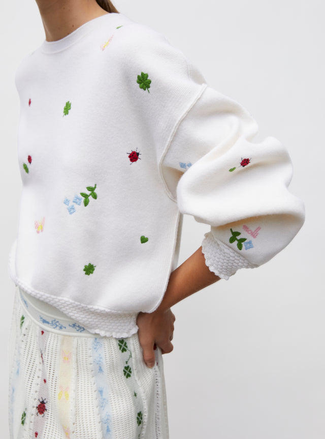 Embroidered sweatshirt - Image principale
