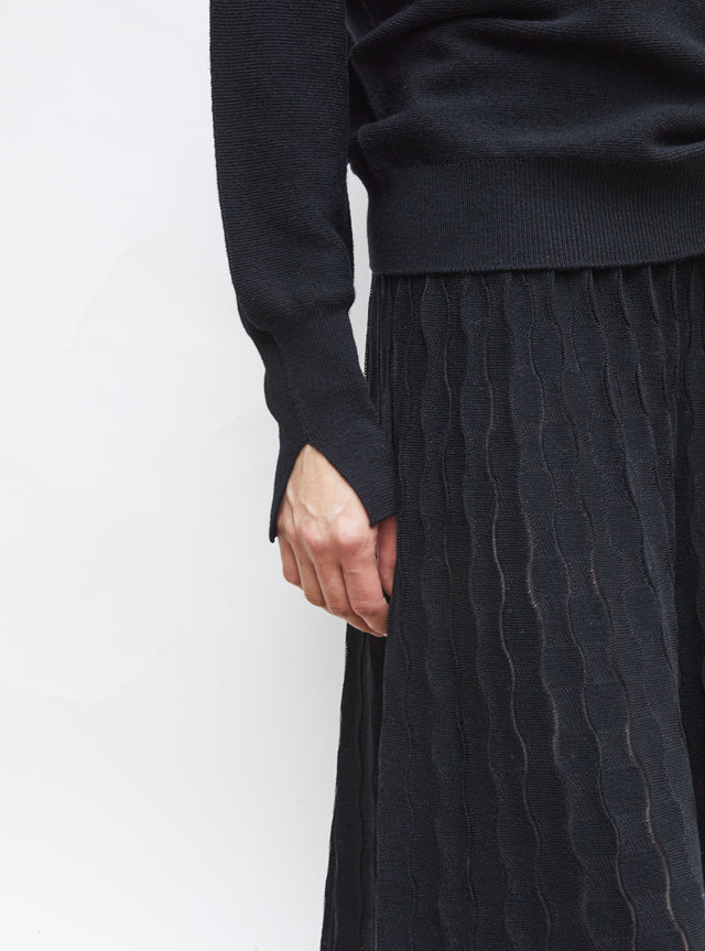 Fine round-neck sweater - Image principale