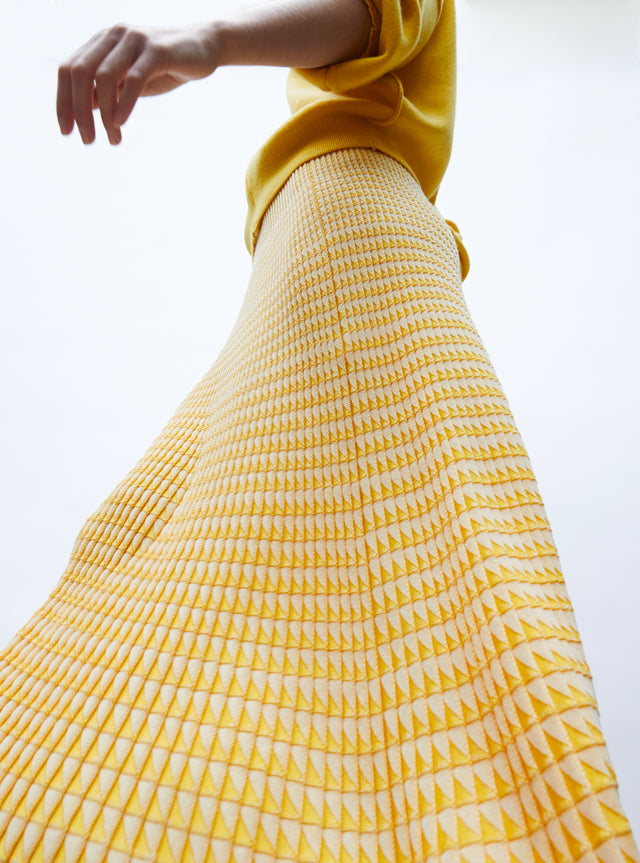 jupe fluide maille origami - Image principale