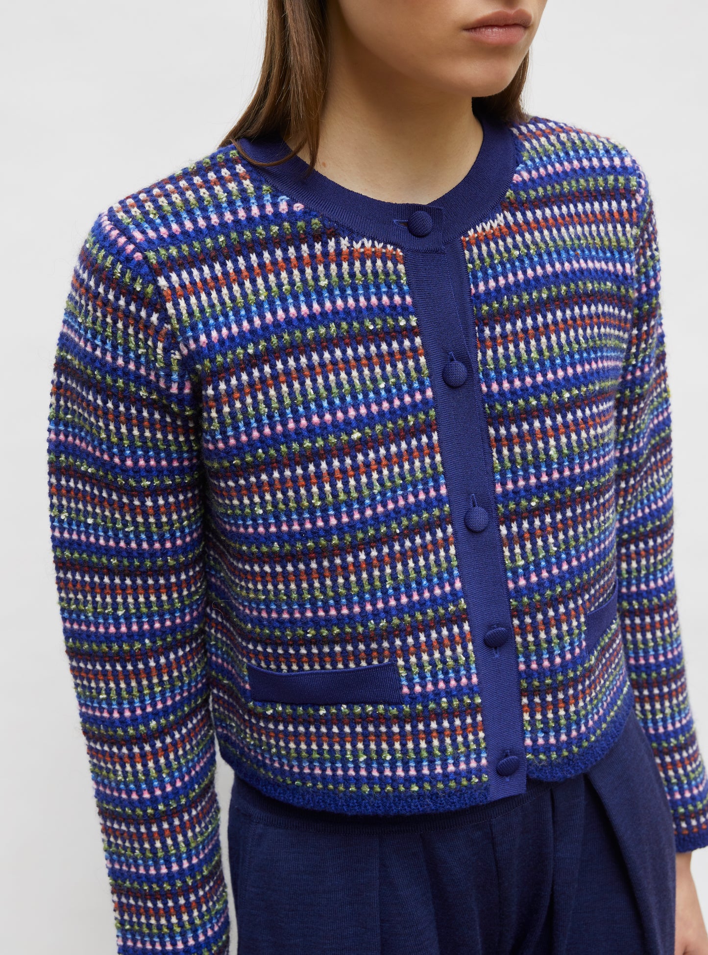 cardigan moelleux multicolore