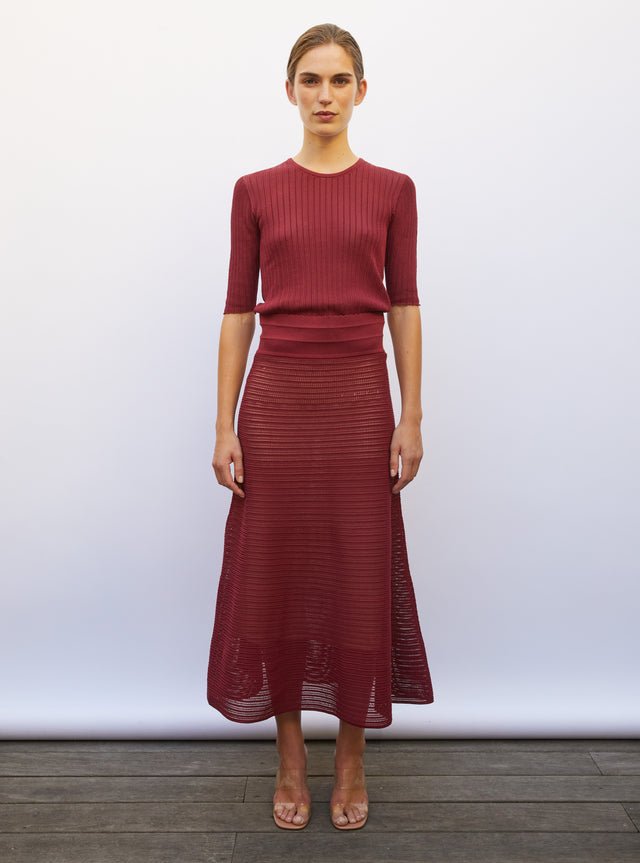 top fin maille pointelle - Image principale