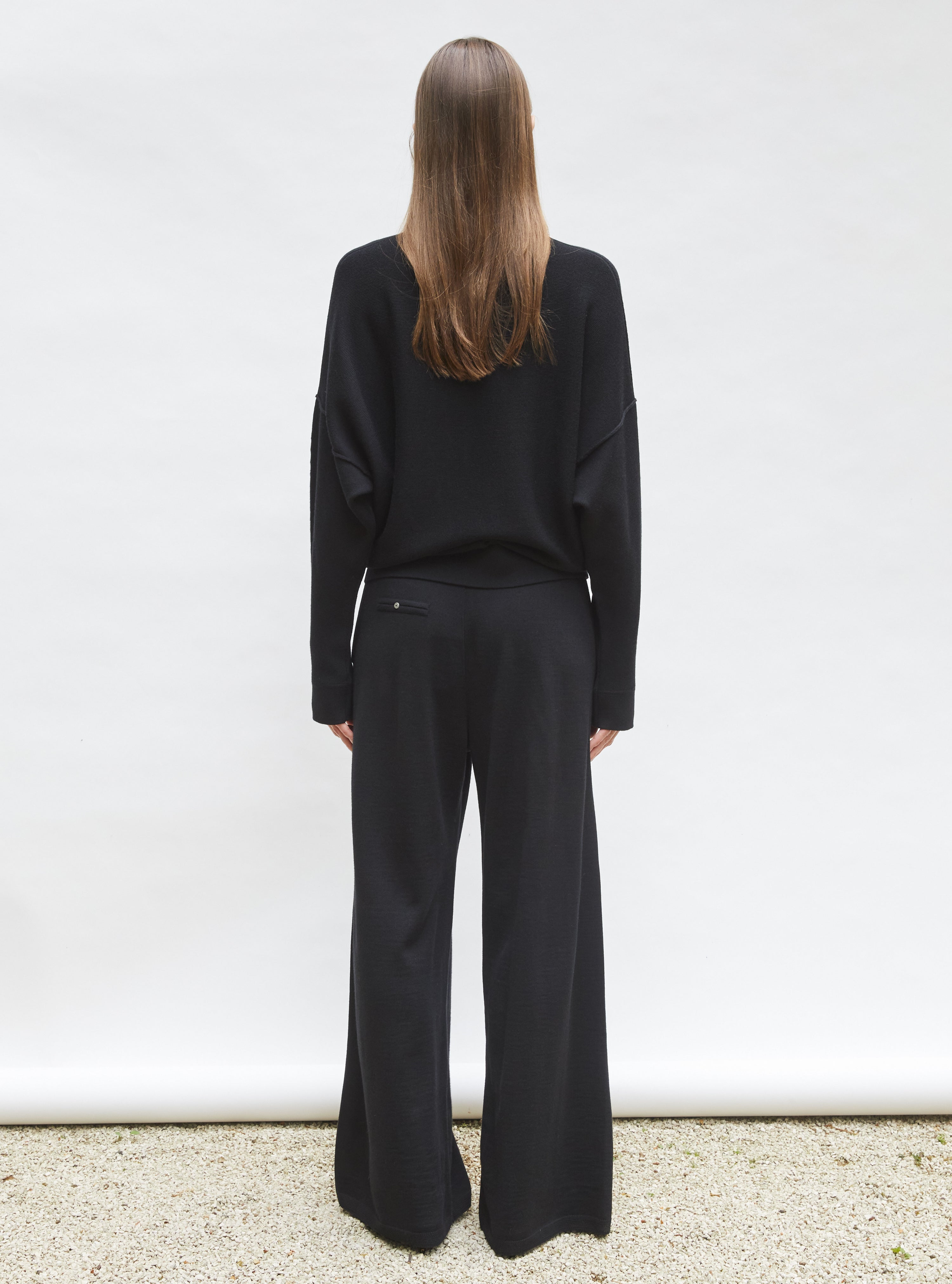 Pantalon fluide en maille - Pantalons de luxe