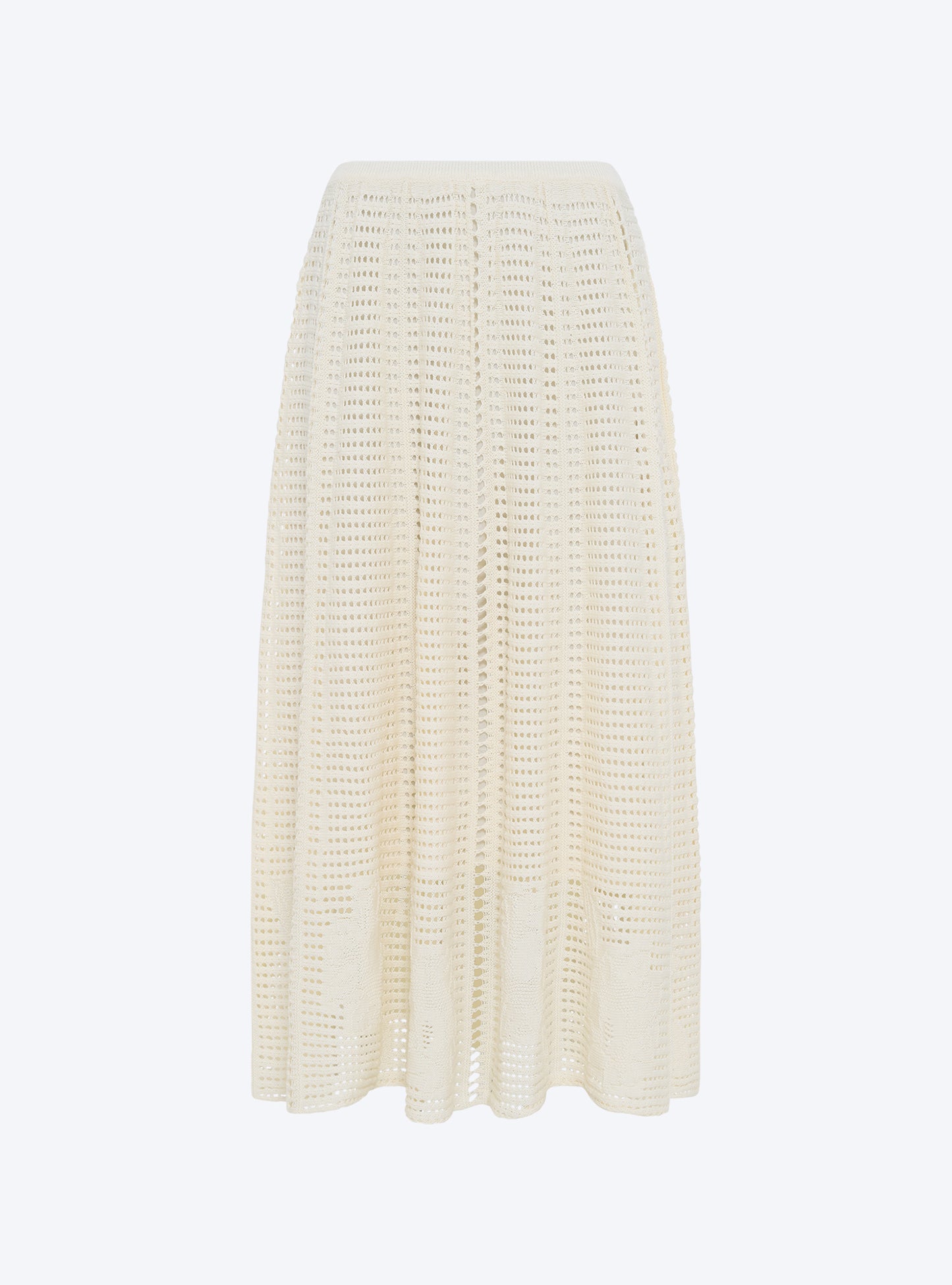 Jupe en maille cannage ajourée - Molli