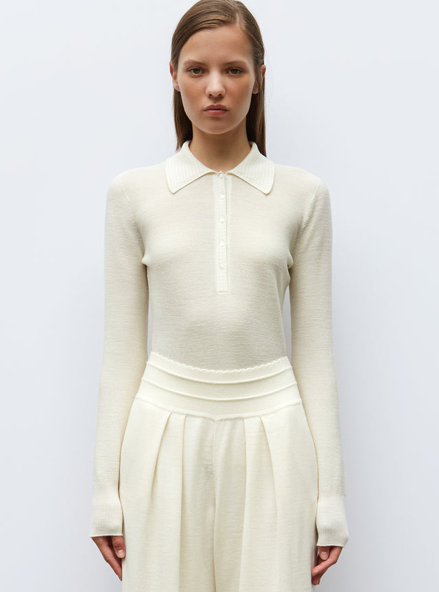 polo fin en maille - Image principale