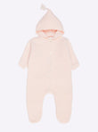 Baby knit snowsuit