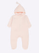 Baby knit snowsuit