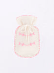 Small knitted hot water bottle
