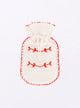Small knitted hot water bottle