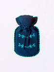 Small knitted hot water bottle