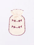Small knitted hot water bottle