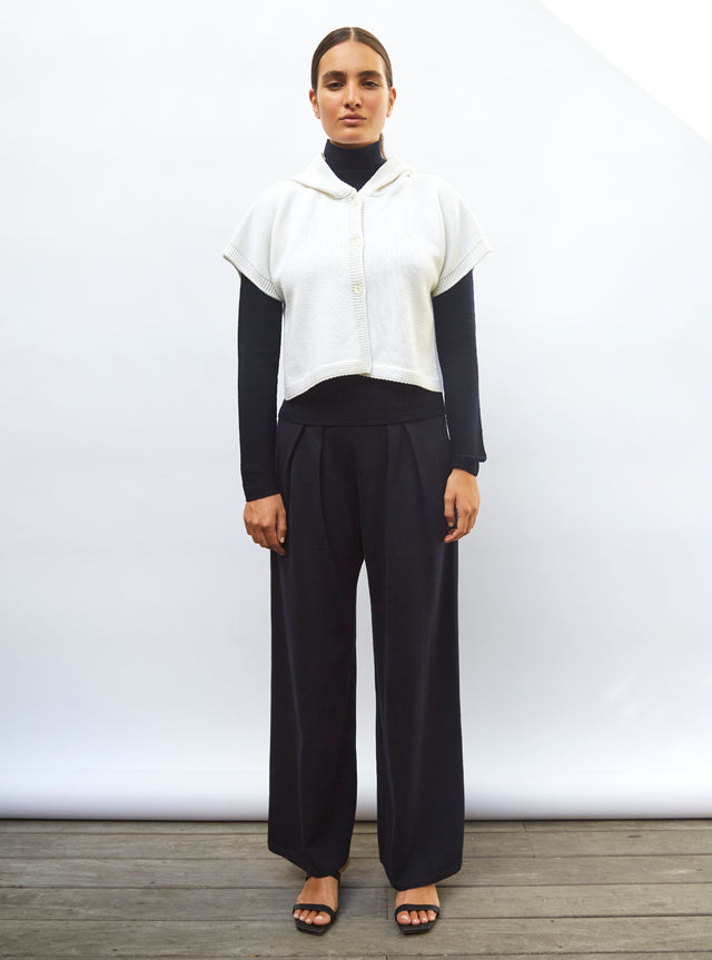 knitted overcoat - Image principale