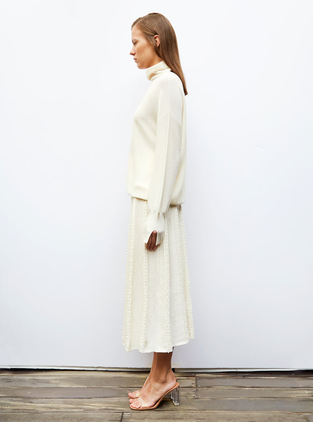 Top fin oversize a col montant - Image principale