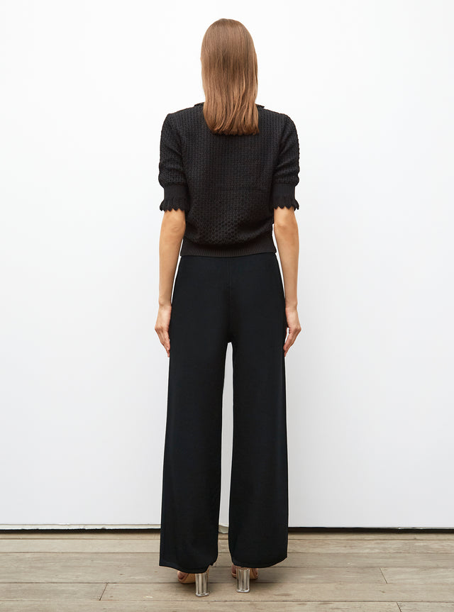 pants in silky knit - Image principale